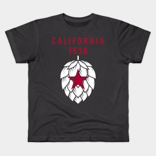 California State Flag 1835 - United States of Craft Beer Kids T-Shirt